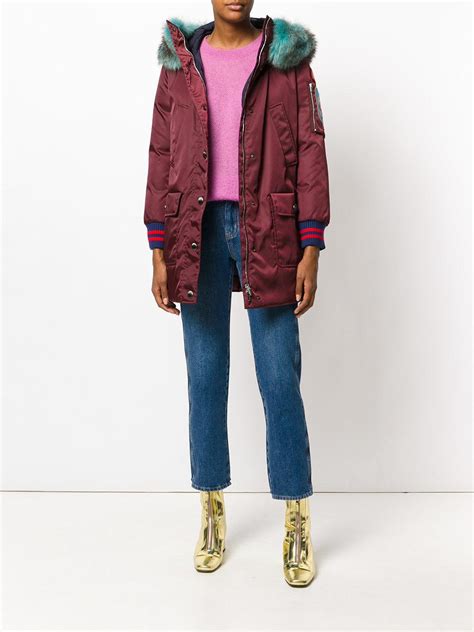 miu miu fur coat|farfetch miumiu parka coats.